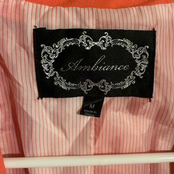 Oversized women’s blazer Peach - Picture 2 of 3